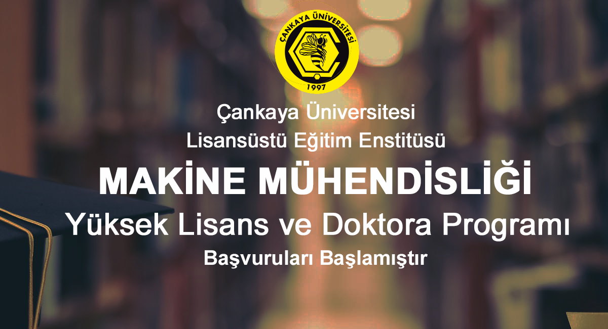Yüksek Lisans ve Doktora Programı Başvuruları Açılmıştır